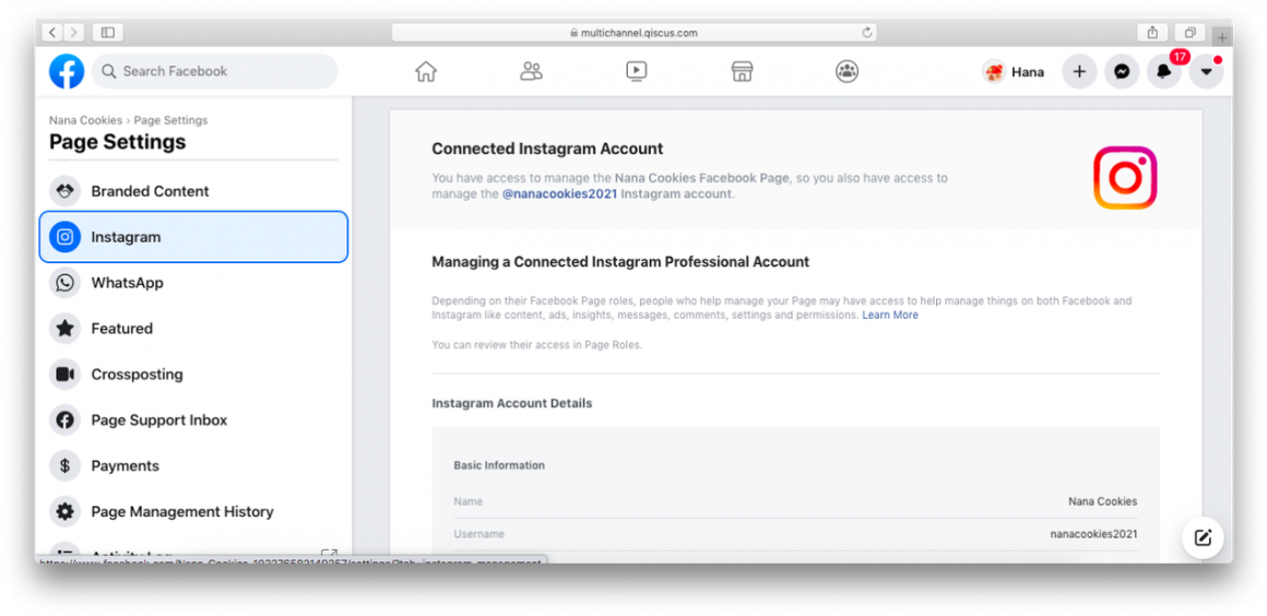 Cara Menghubungkan Instagram Business Ke Facebook Page