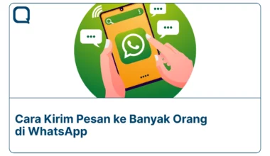 Cara kirim pesan banyak di WhatsApp.