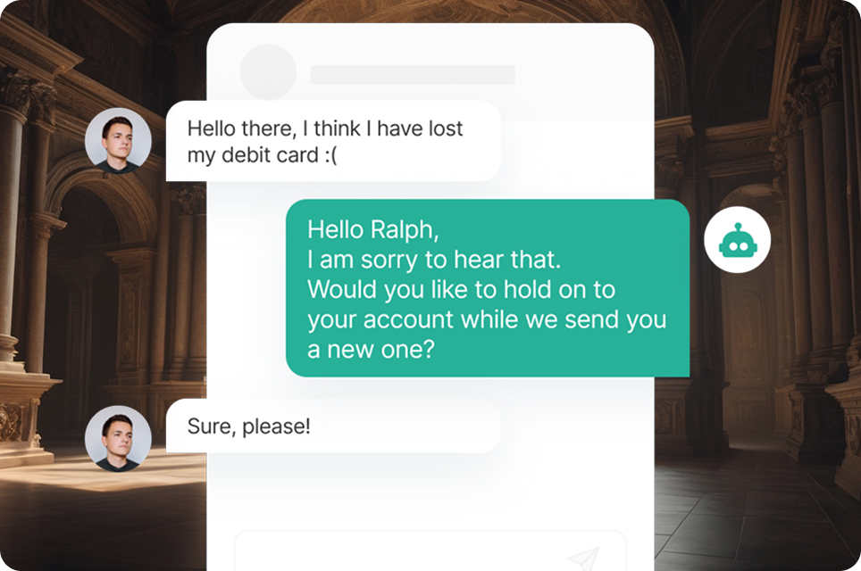 Balasan AI yang natural dengan AI